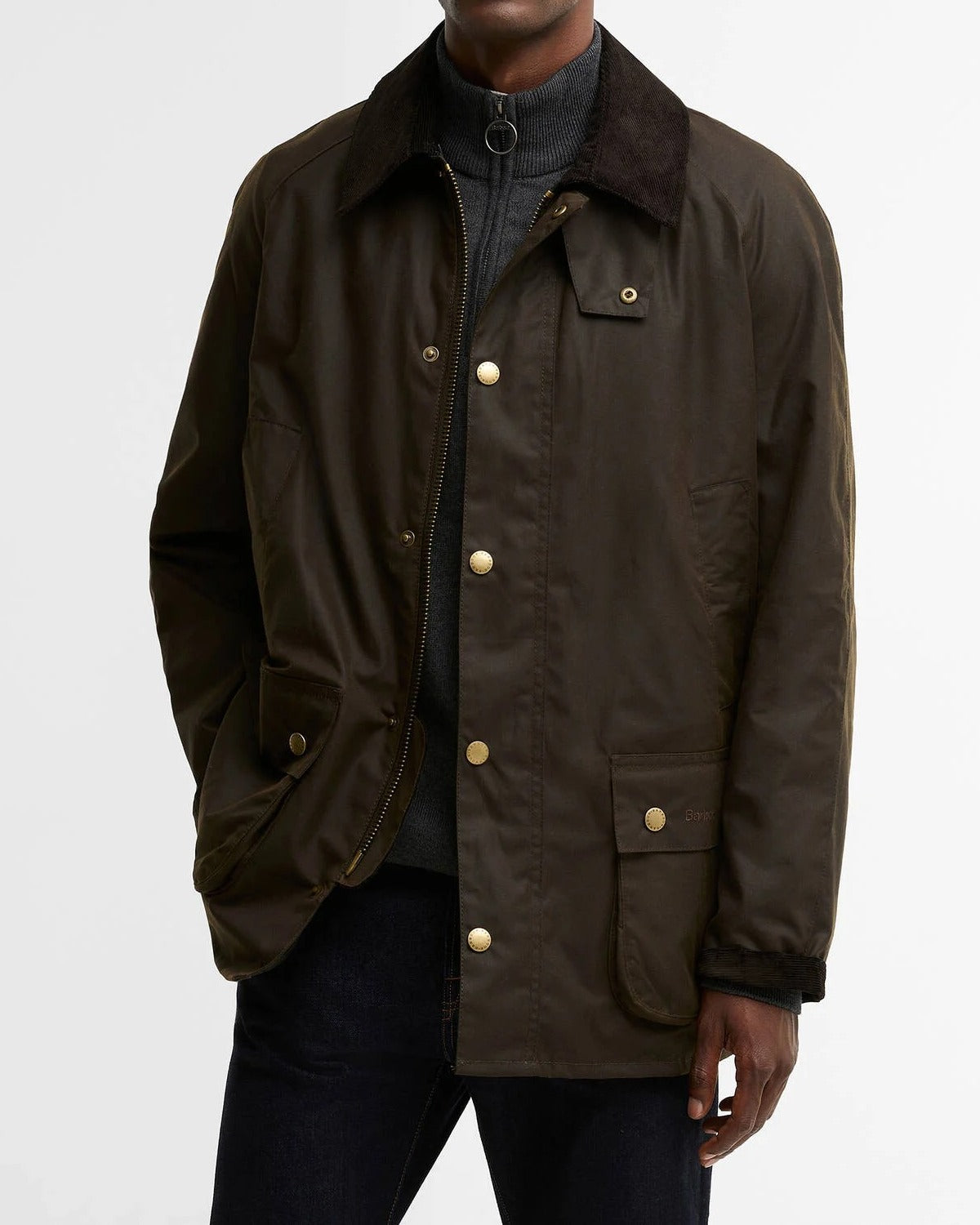 Barbour Ashby Wax MWX0339 giacca uomo olive cerata