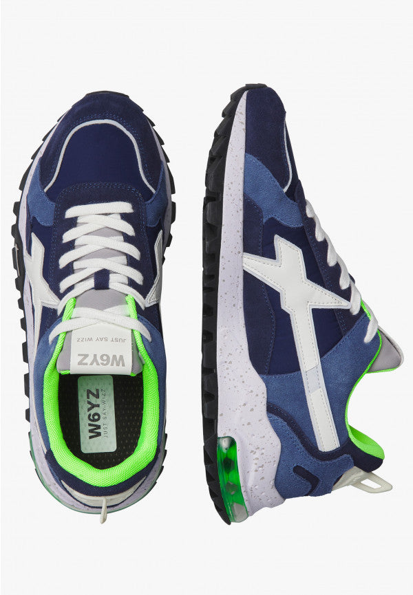 W6YZ Breeze 2018612 06 sneakers uomo navy bianco
