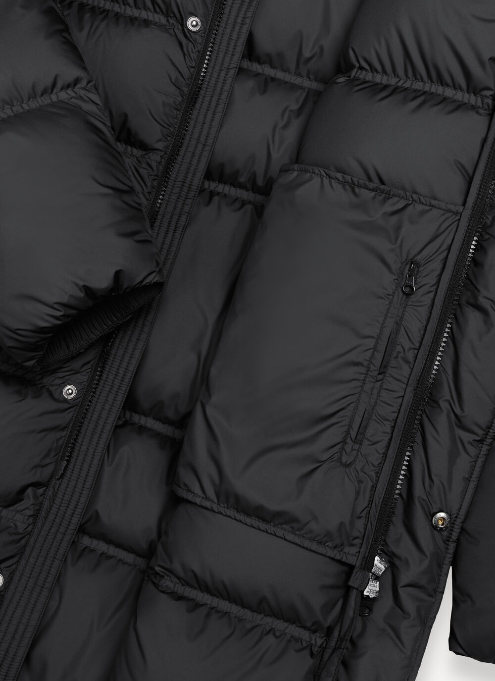 Colmar 12000012 piumino lungo uomo black piuma anatra