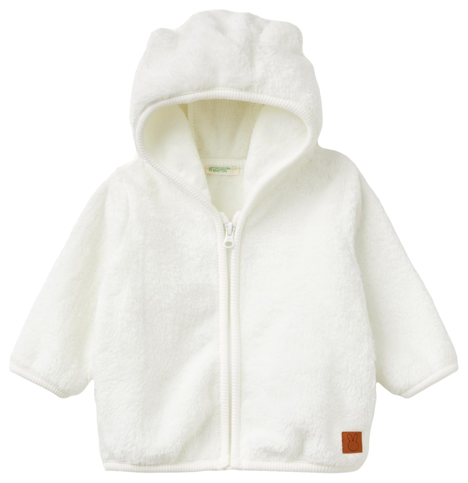 Benetton Cardigan orsetto cappuccio con orecchie