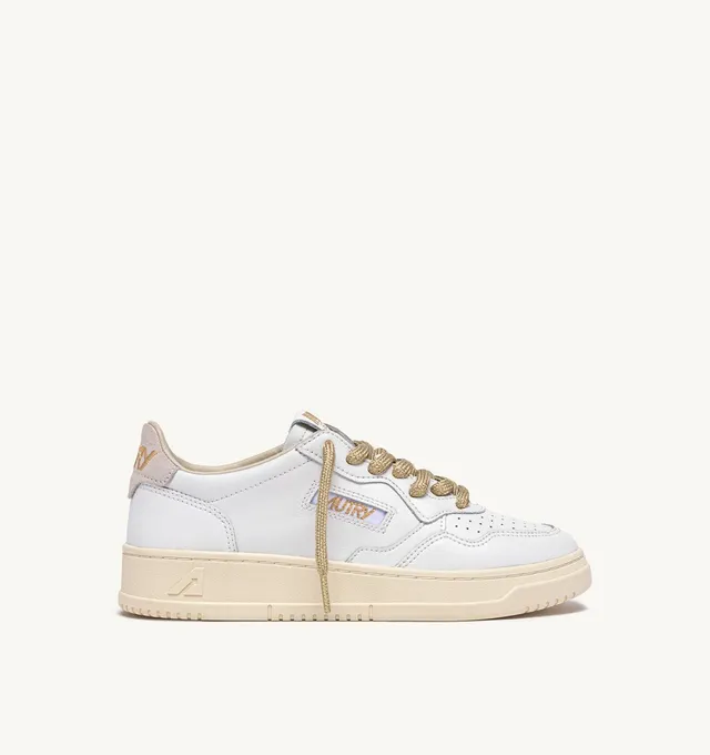 Autry Medalist AULW-SW01 sneakers bianche oro