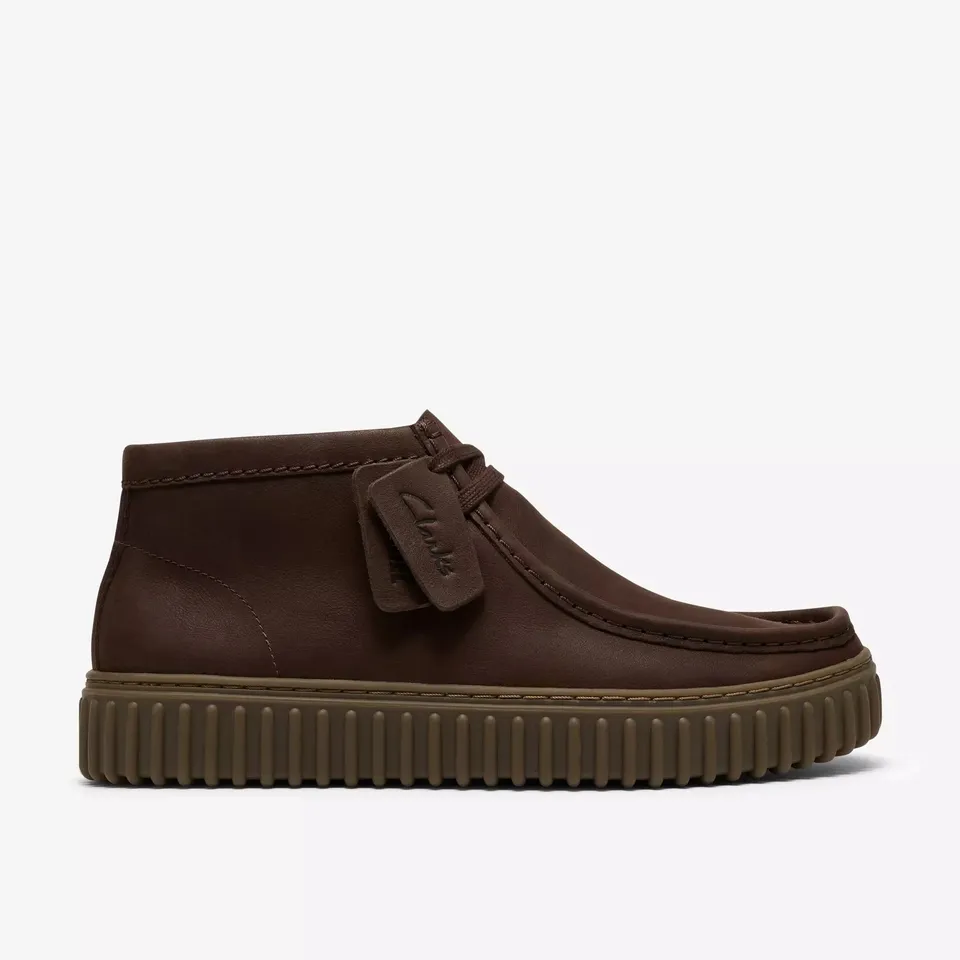Clarks Torhill Hi 26327242 scarpa uomo brown pelle