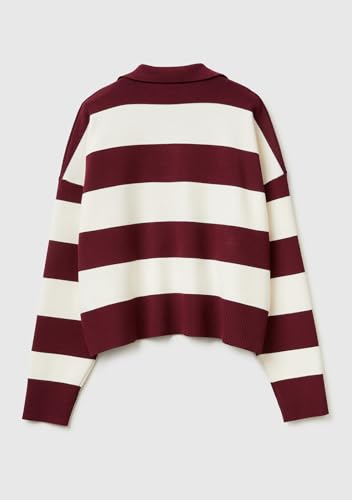 Benetton 1Z8CE301M Maglia Polo Rigata Multicolor M