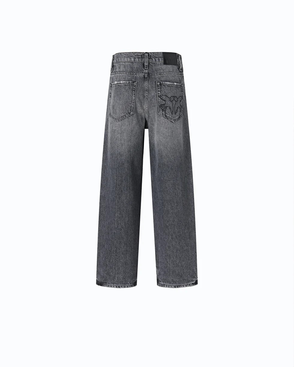 Pinko Estelle 103857-A2RY Jeans Donna Dark Grey Balloon