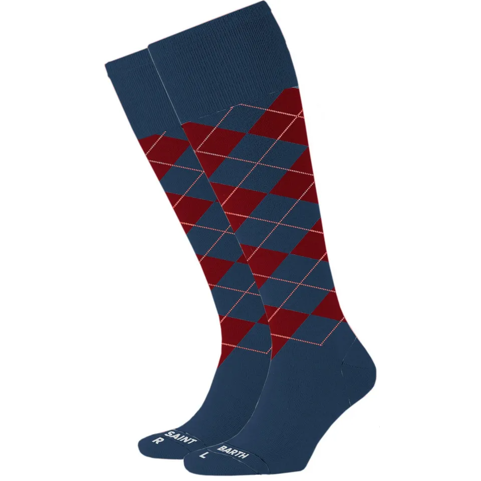 MC2 Saint Barth Sox N 04530M calzini navy bordeaux