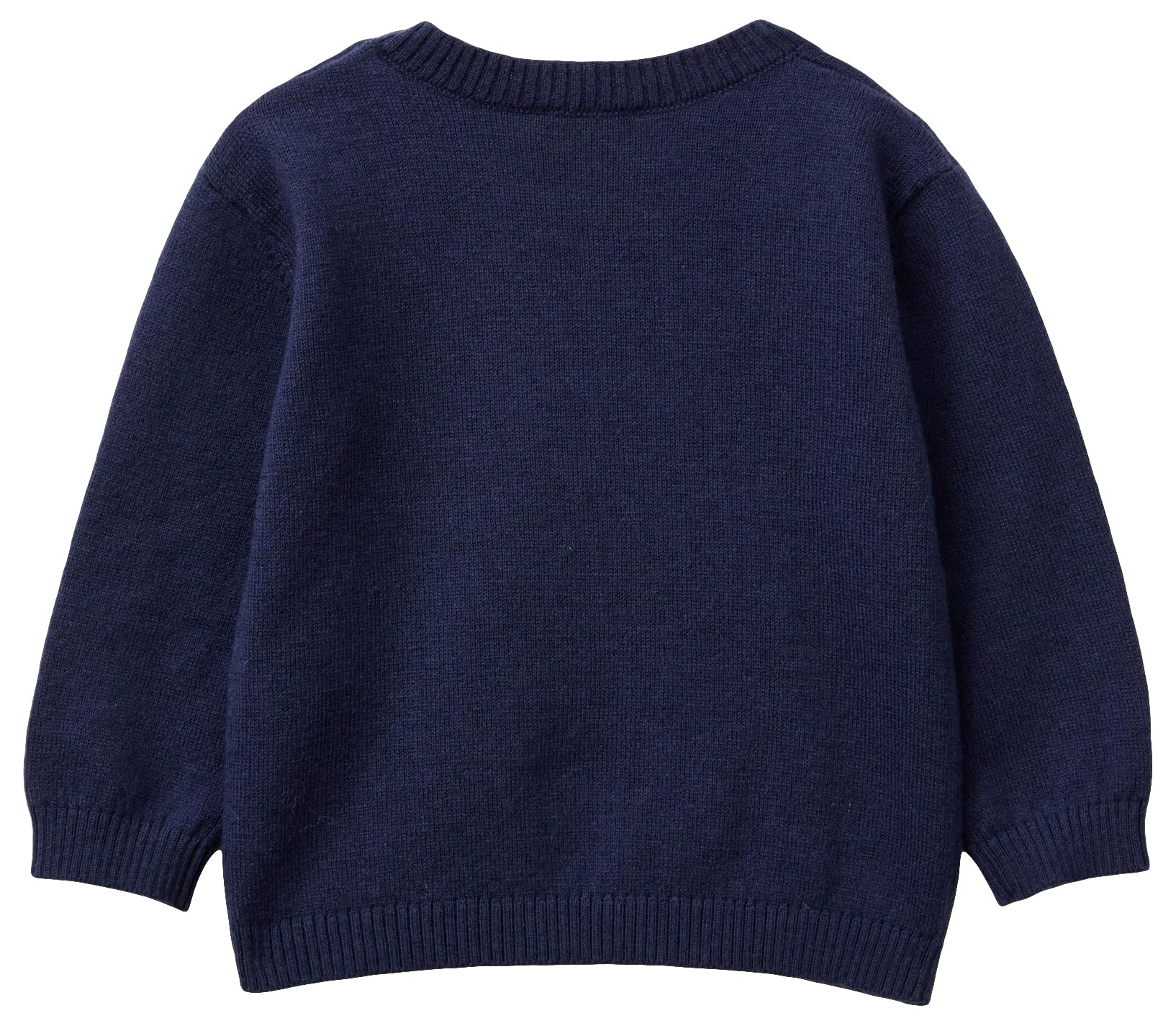 Benetton Maglione Bimbo Ricamo Coniglio Cotone Unisex
