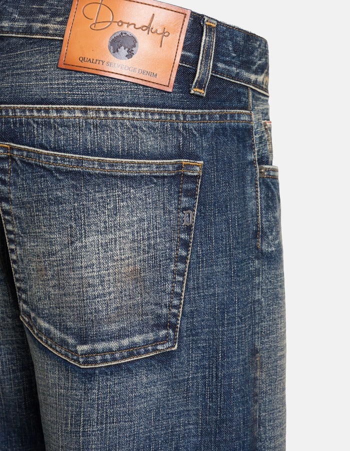 Dondup YUI UP724 jeans tapered blu uomo