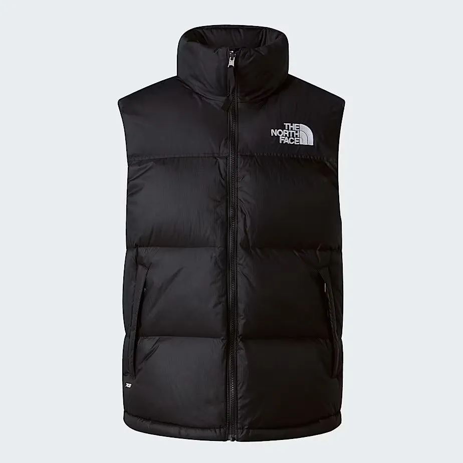 The North Face 1996 Retro Nuptse smanicato uomo nero piumino