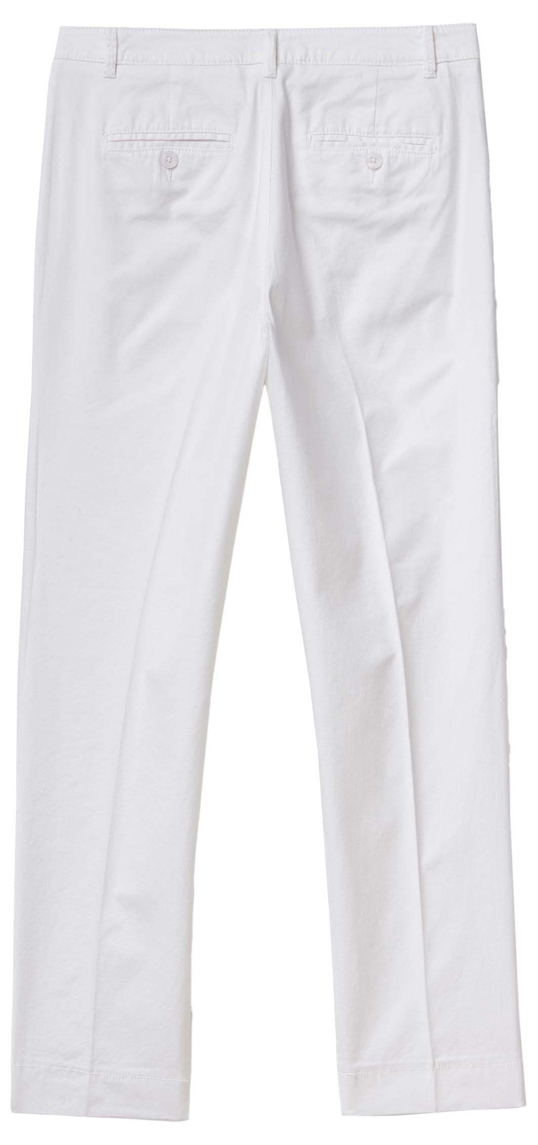 United Colors of Benetton 4cv0558s4 Chino Donna Gamba Dritta Bianco