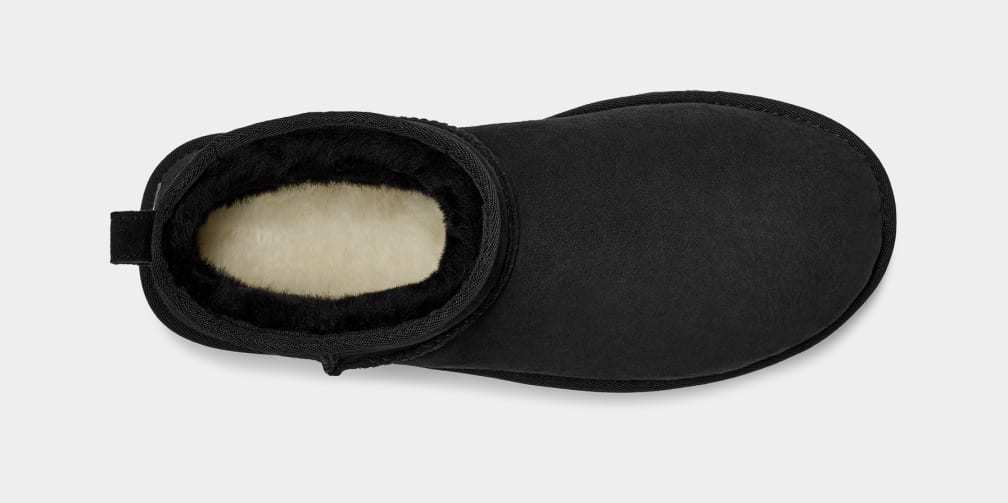 UGG Classic Ultra Mini 1137391 Scarponcino Nero Montone