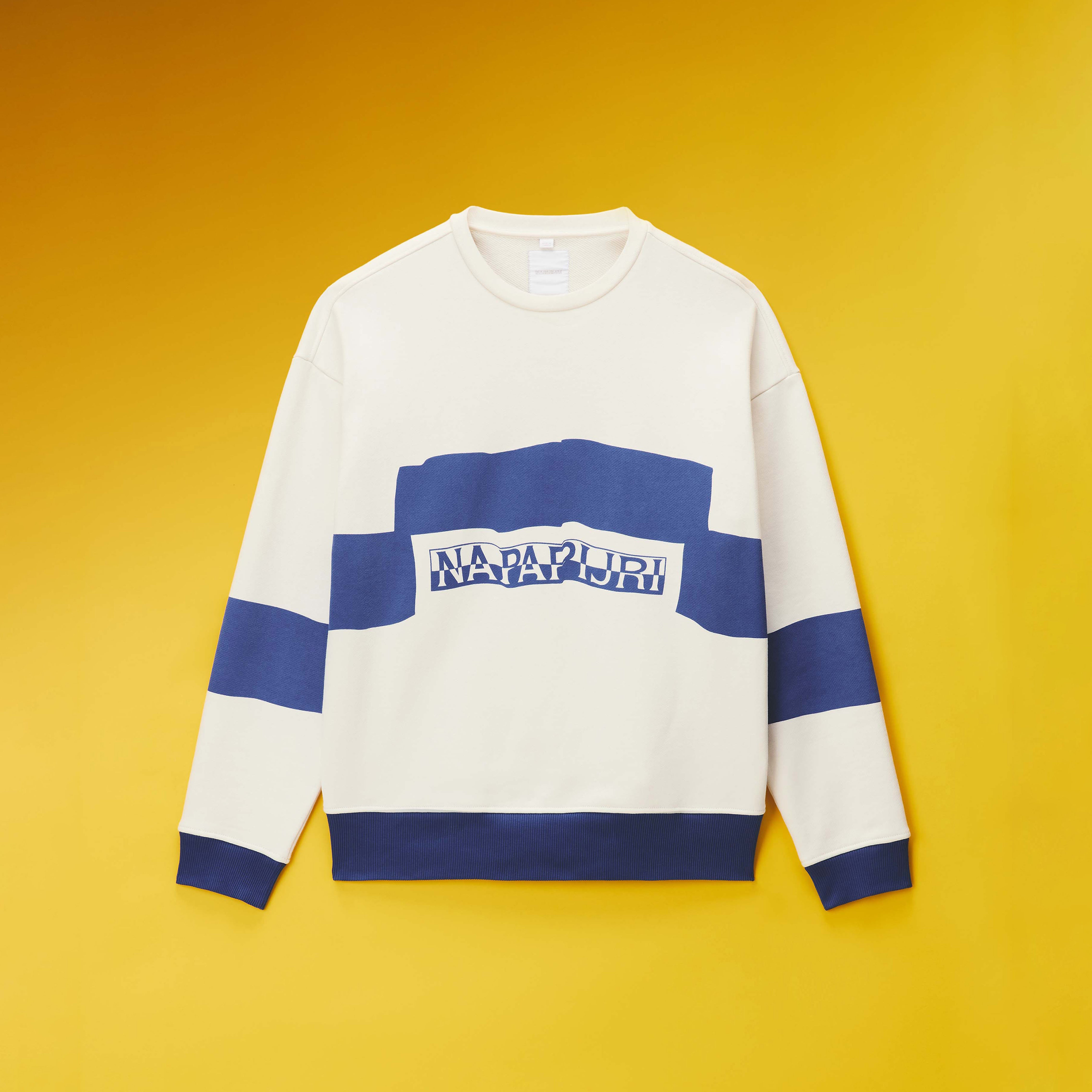 Martine Rose Bacchus felpa bianca oversize cotone