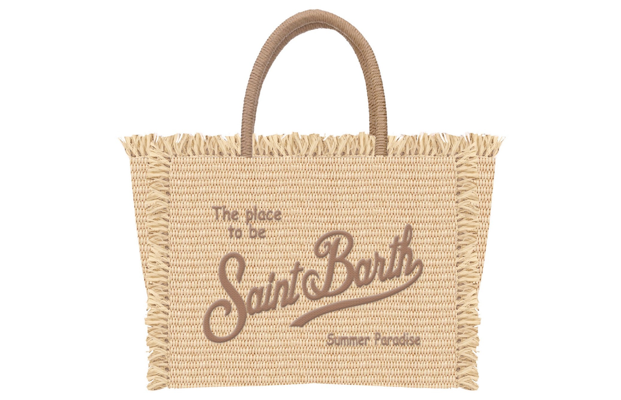 MC2 Saint Barth Vanity Mini Straw Borsa Paglia Beige