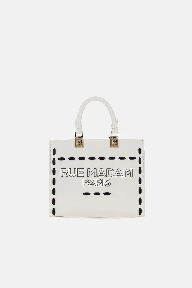 Rue Madam Iconique Spring 1532 Tote Donna Off White Mini