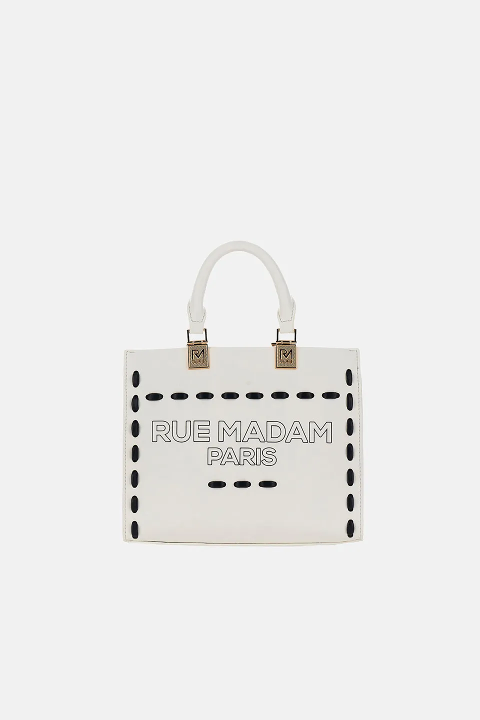 Rue Madam Iconique Spring 1532 Tote Donna Off White Mini