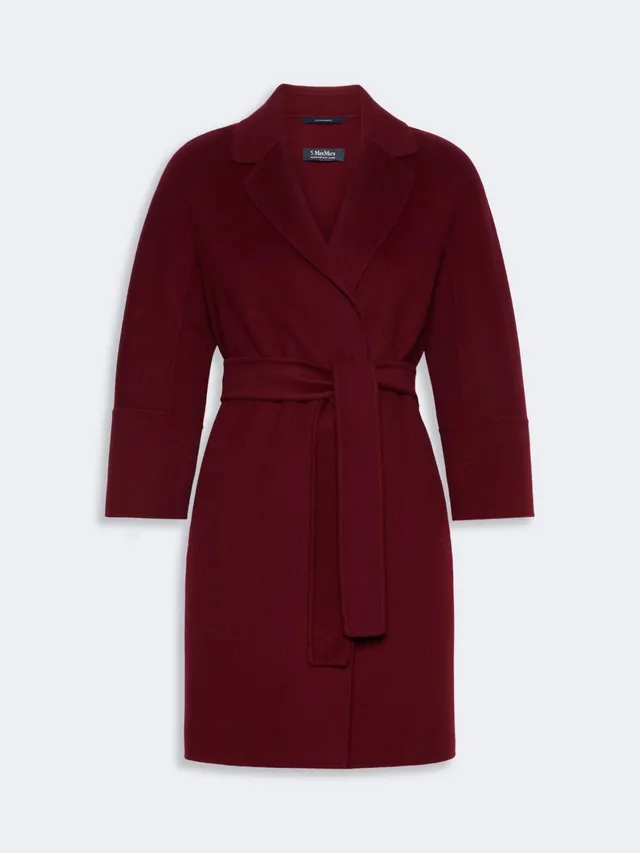 S Max Mara Arona ARONA002 Cappotto Donna Bordeaux