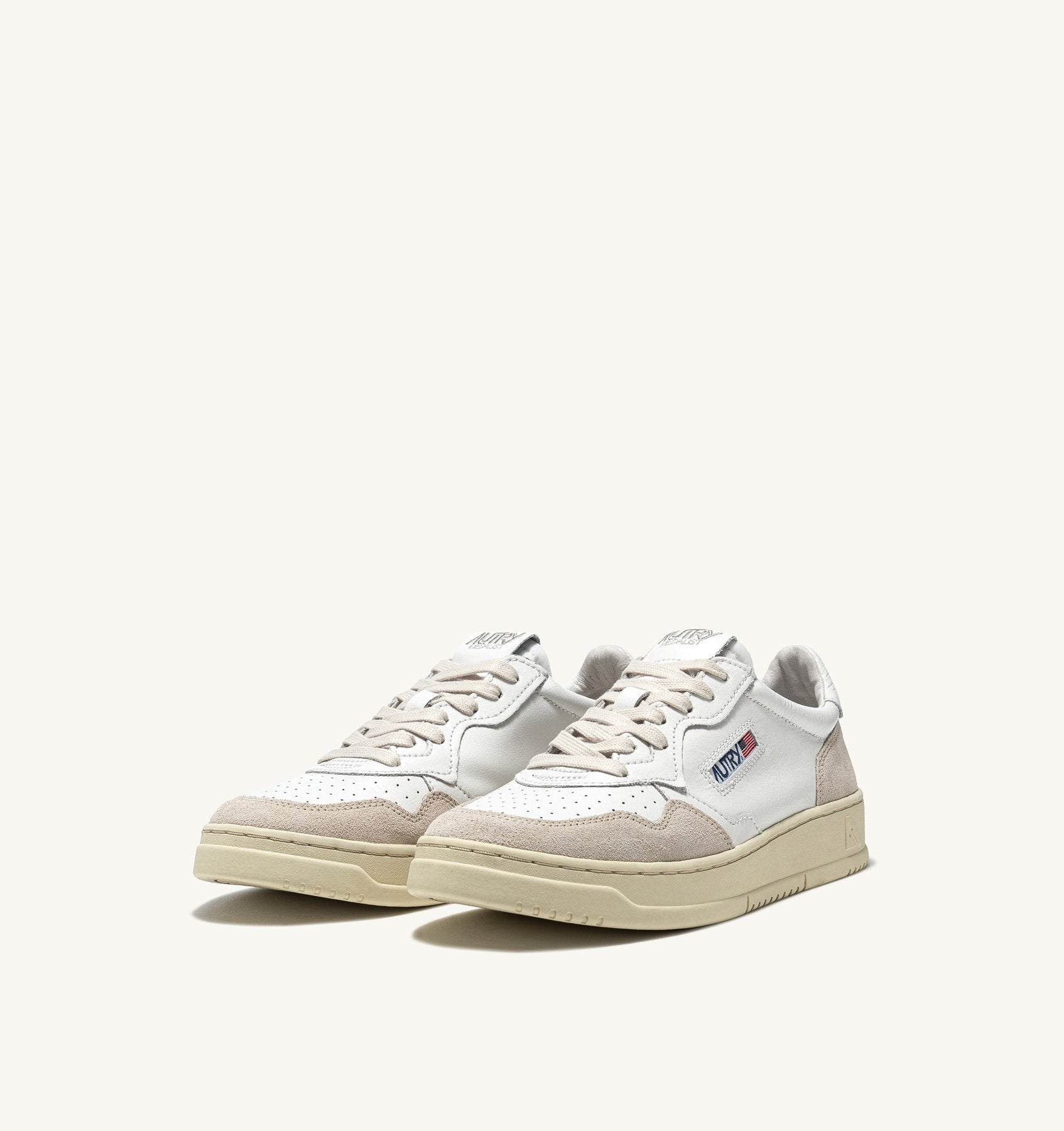 Autry Medalist Low AULM-LS33 sneakers bianco beige pelle