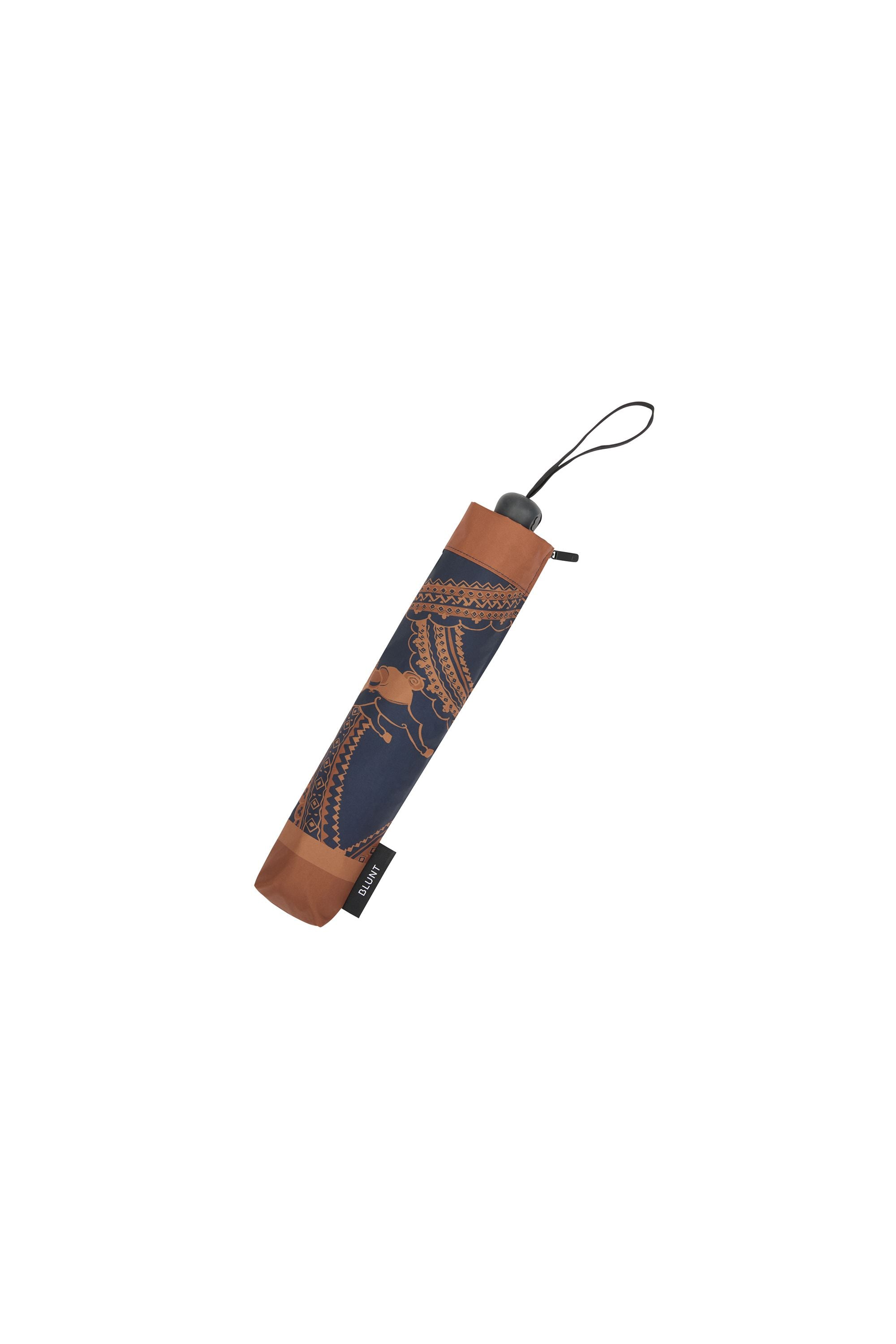 Karen Walker Metro Carousel ombrello navy/chestnut
