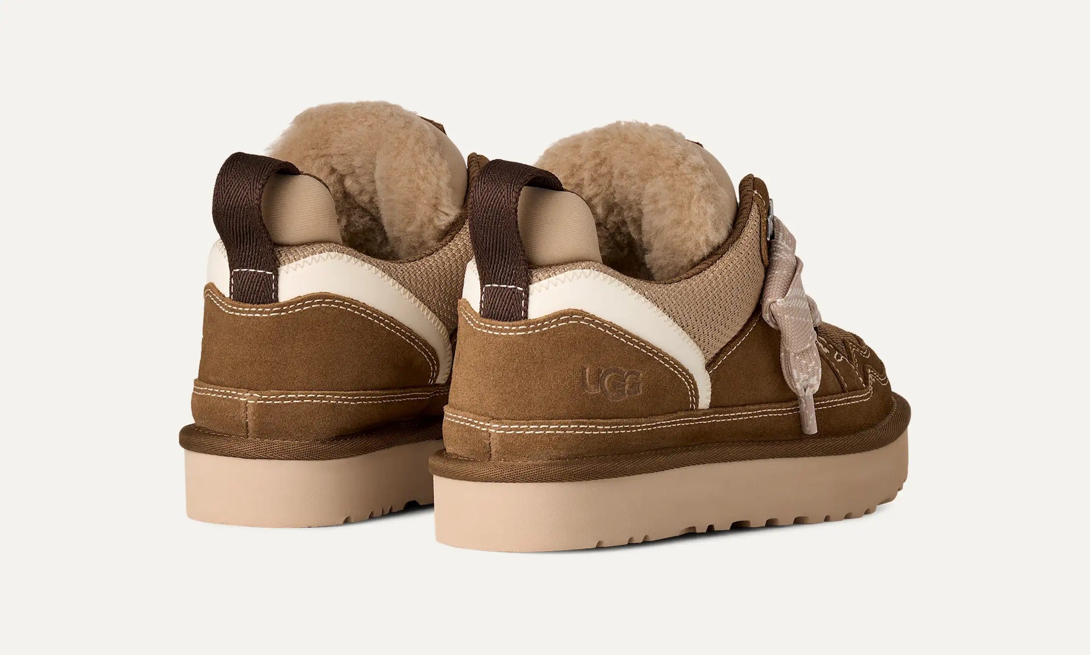 UGG Lowmel 1144032 sneakers donna Light Bronze suede