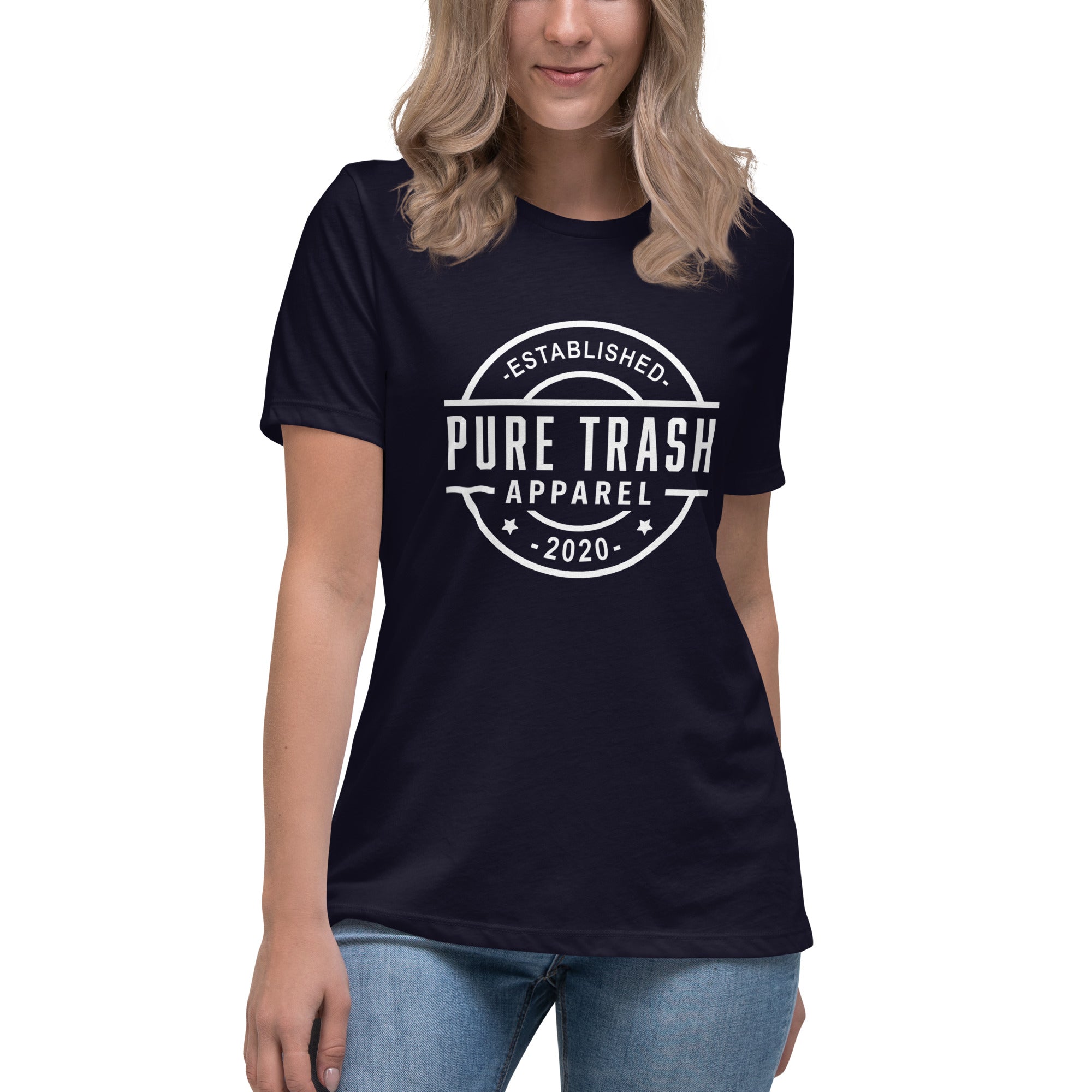 Pure Trash Collection Established maglietta donna White