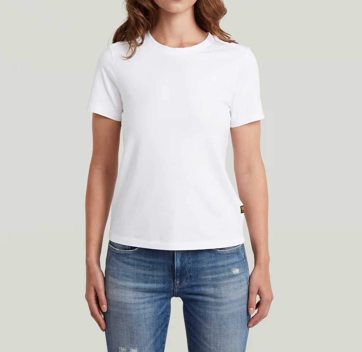 G-Star Raw Nifous D26062-336 t-shirt cotone white donna