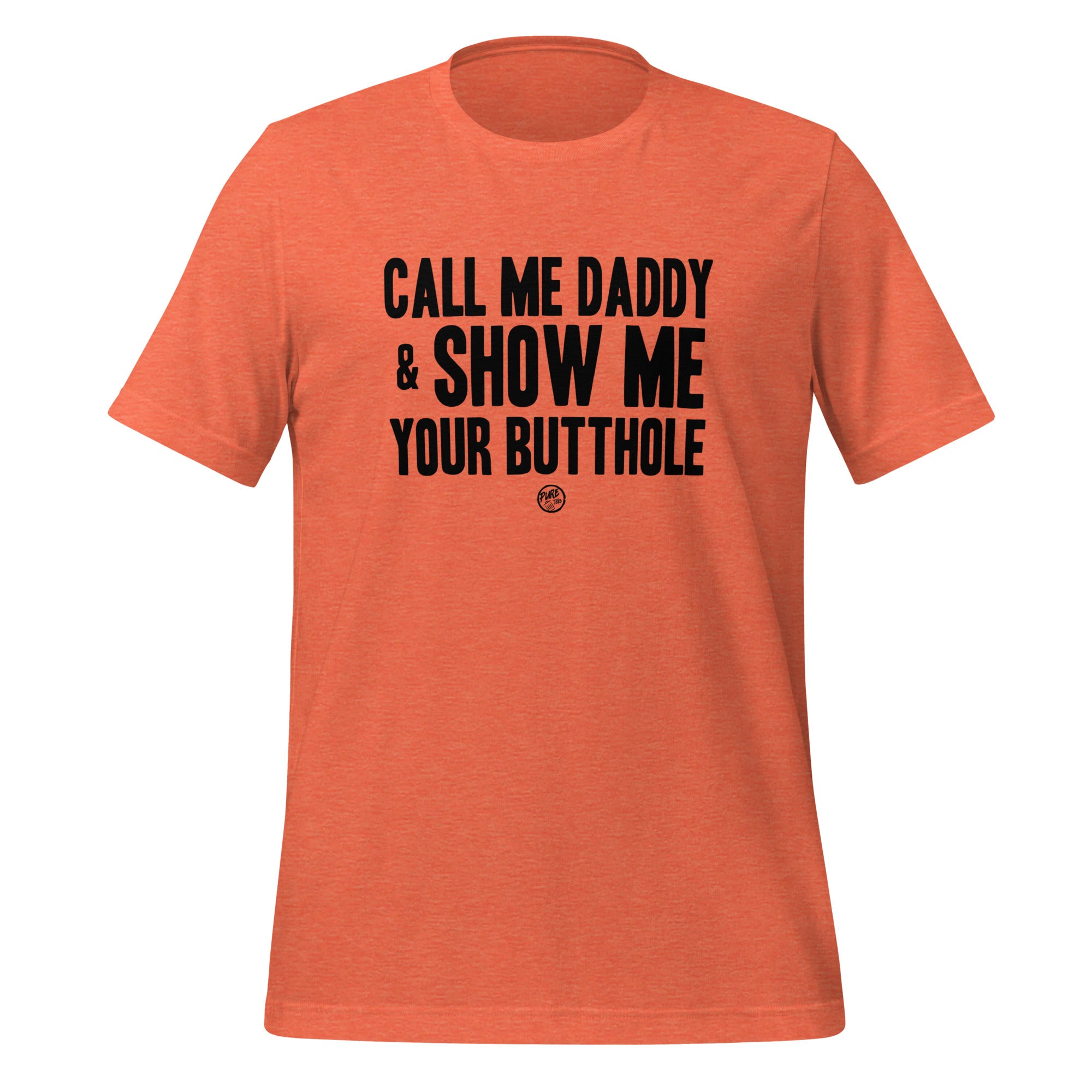 Pure Trash Call Me Daddy t-shirt uomo nera cotone
