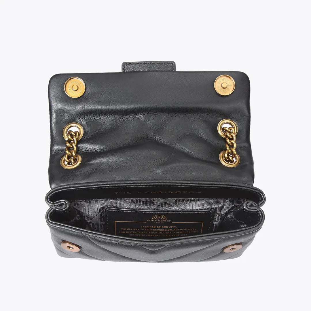 Kurt Geiger Mini Kensington 1470805109 Borsa Pelle Nera