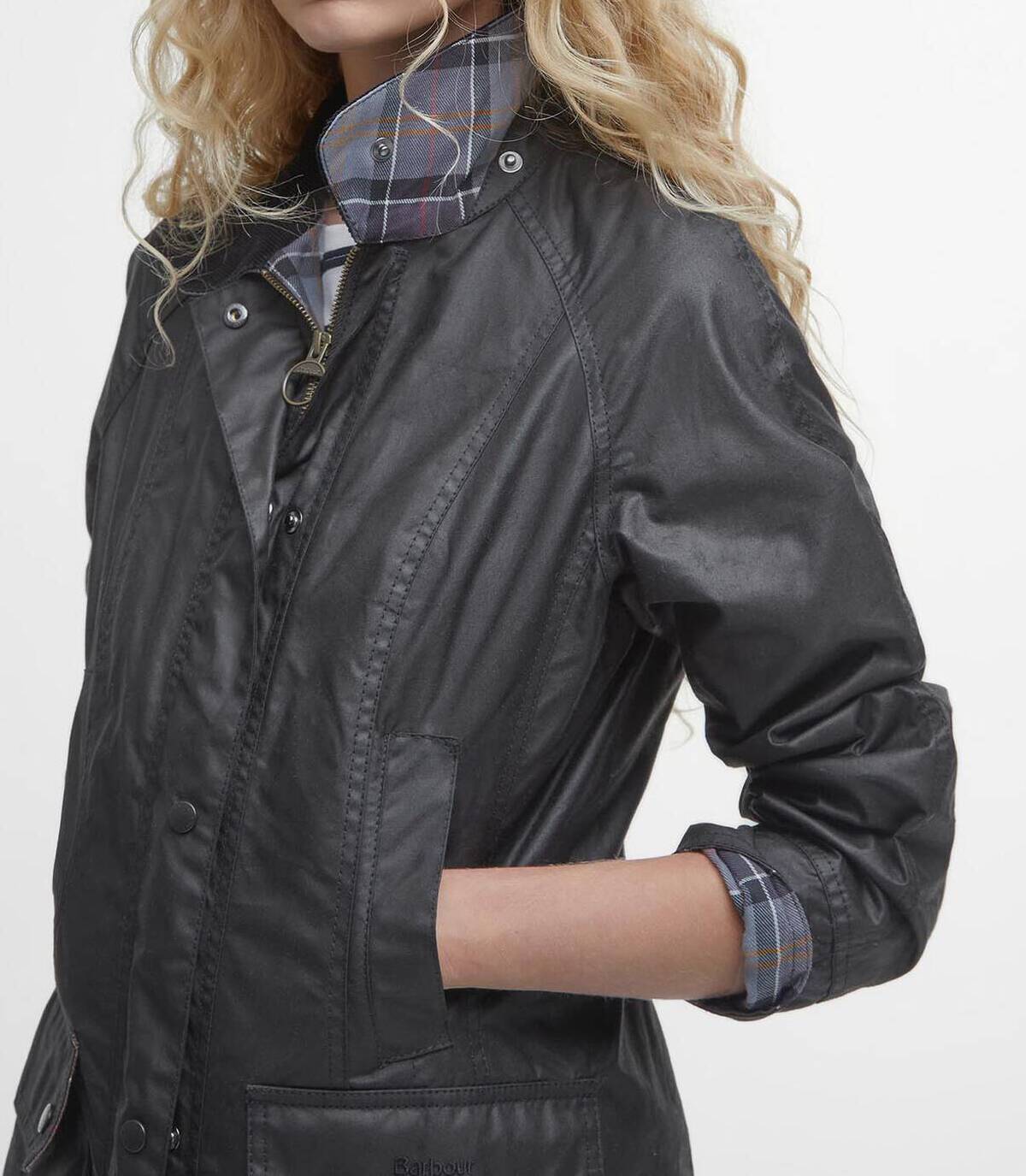Barbour LWX0667 Giacca Donna Classic Black Cerata
