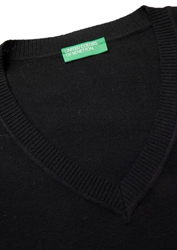 Benetton Maglieria Maglia Scollo V M/L maglione scollo a V tinta unita