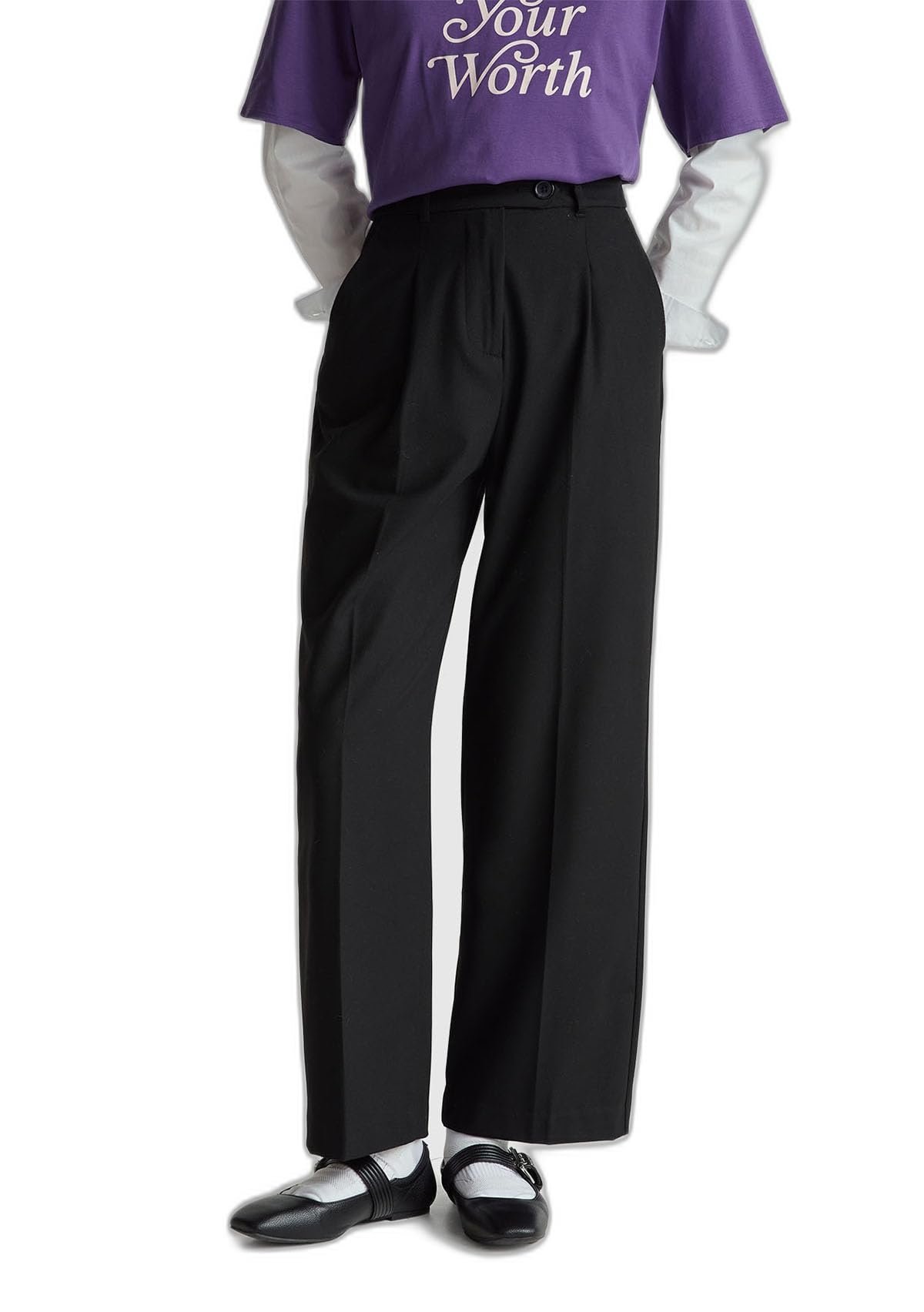 Benetton Pantaloni 4QIKDF0AC Pantaloni Donna 38 Flanella