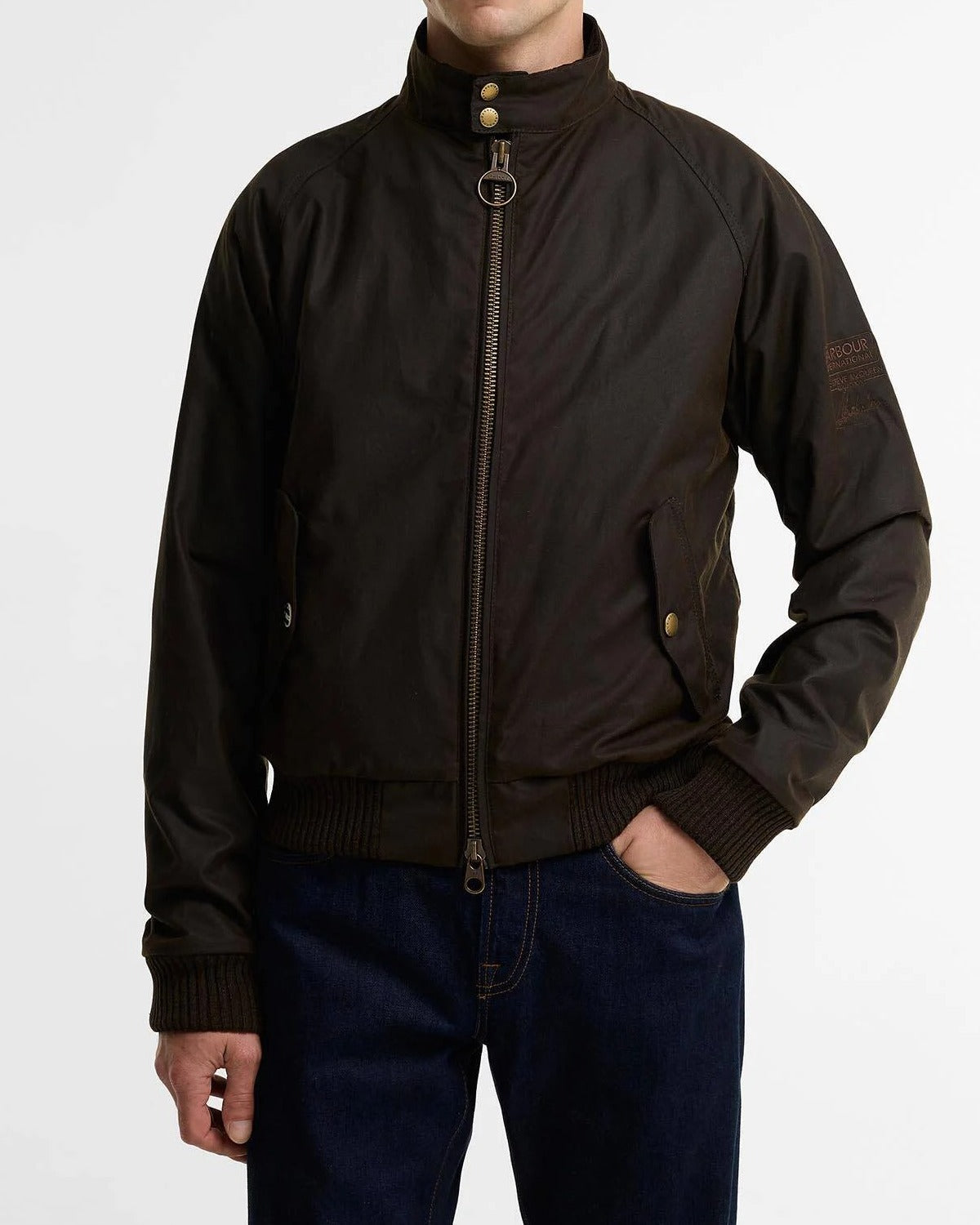 Barbour Merchant MWX0465 Giacca Uomo Olive cerata