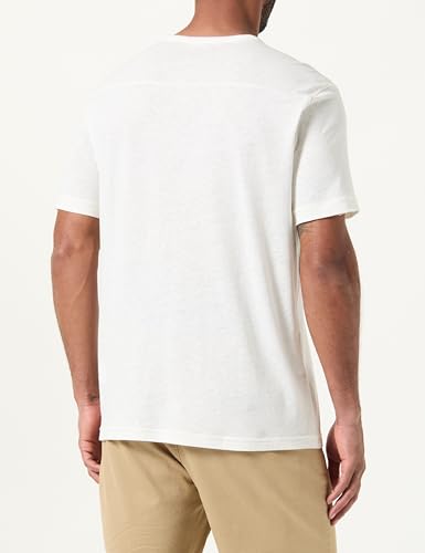 Benetton Serafino T-Shirt Maglietta Misto Lino Relax