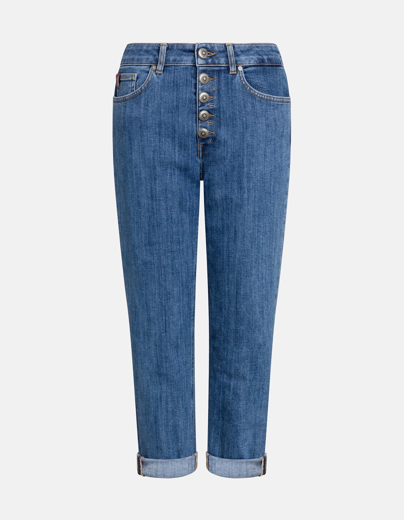 Dondup Koons Gioiello DP268K jeans donna Blu loose stretch
