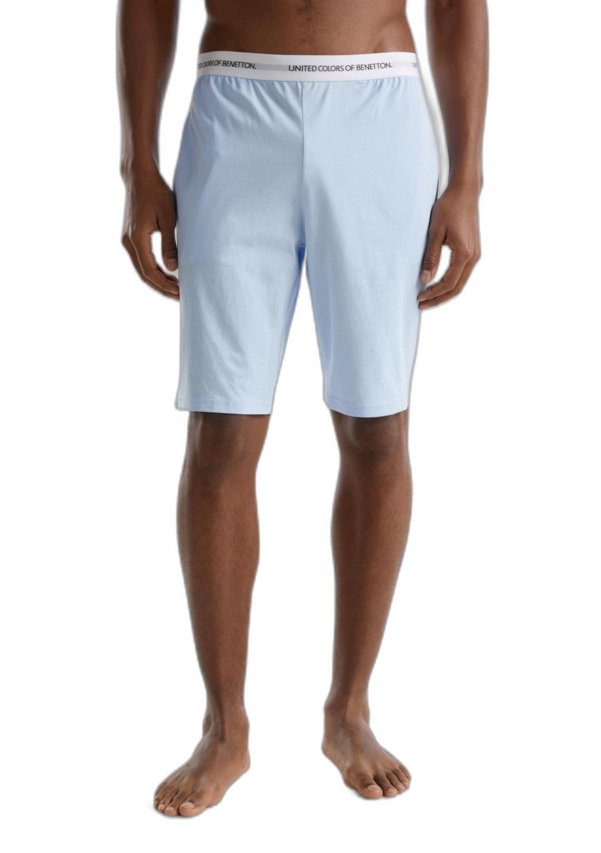 Benetton Intimo Pigiama Uomo Bermuda Jersey Taglia L