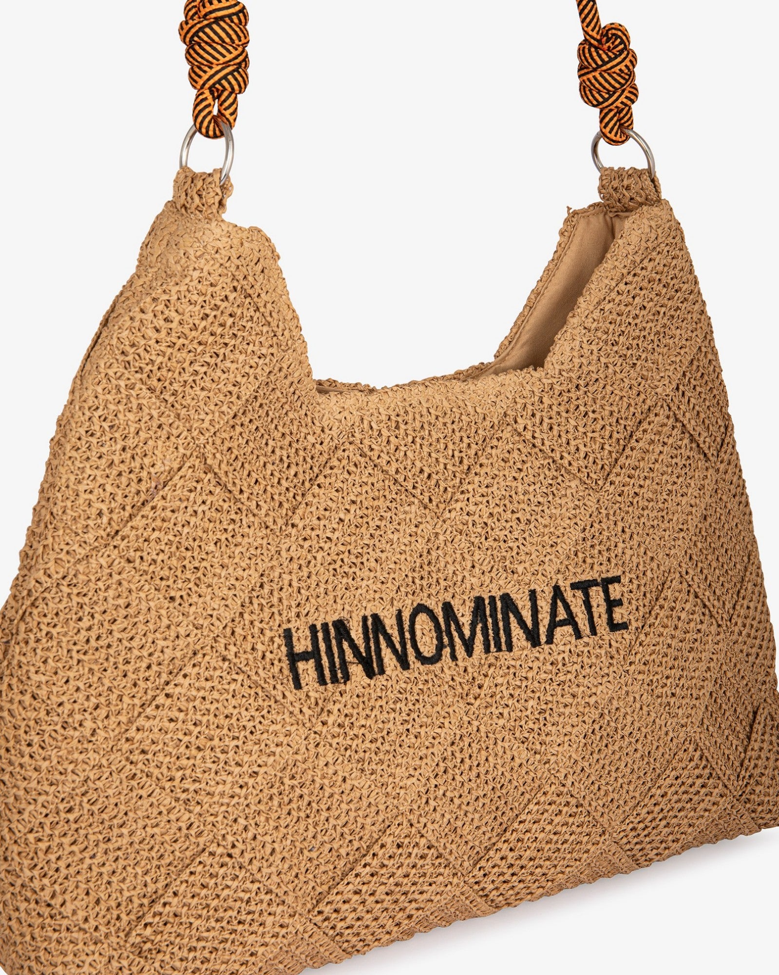 Hinnominate HMACW00201 borsa grande naturale raffia