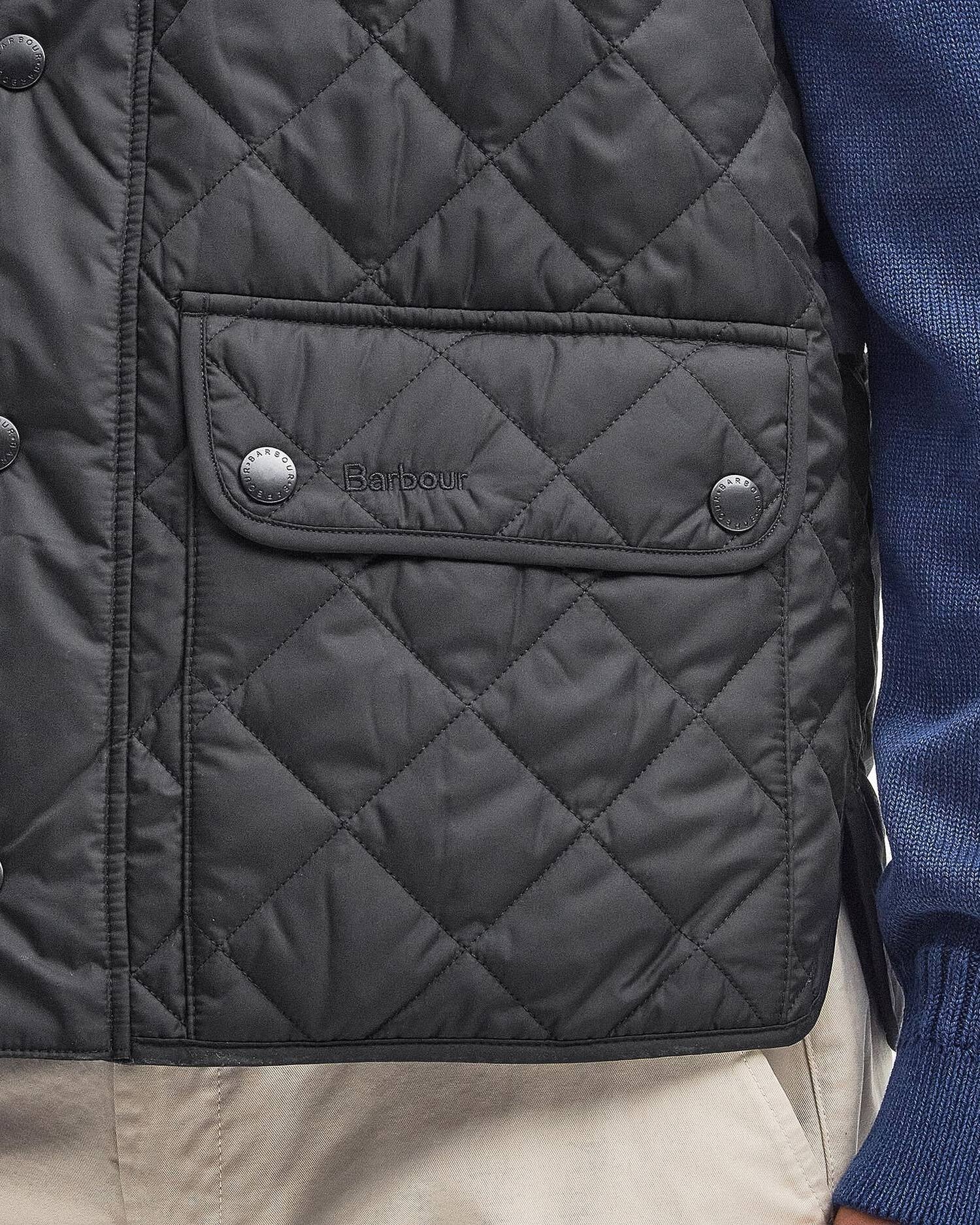 Barbour New Lowerdale MGI0245 gilet uomo nero trapuntato