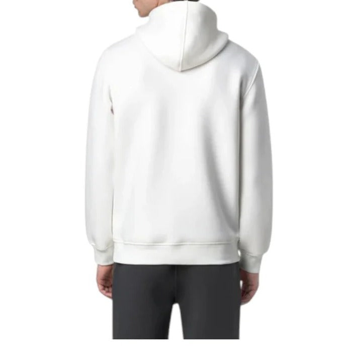 K-Way Rainer Spacer K2141DW felpa uomo bianca con cappuccio