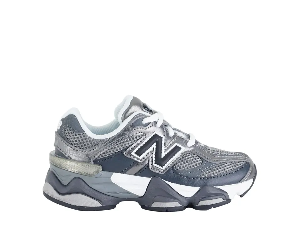 New Balance 9060 sneaker bambino magnet faded black suede