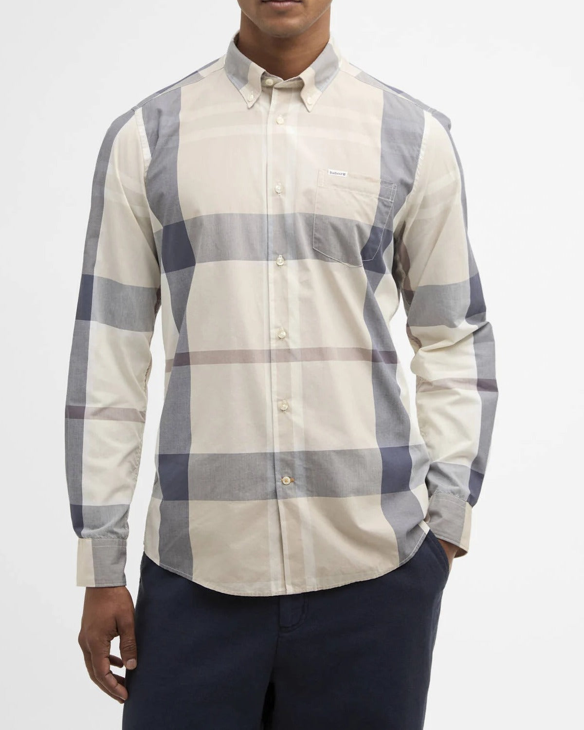 Barbour MSH5071 Camicia Harris Oban Mist Tartan Uomo