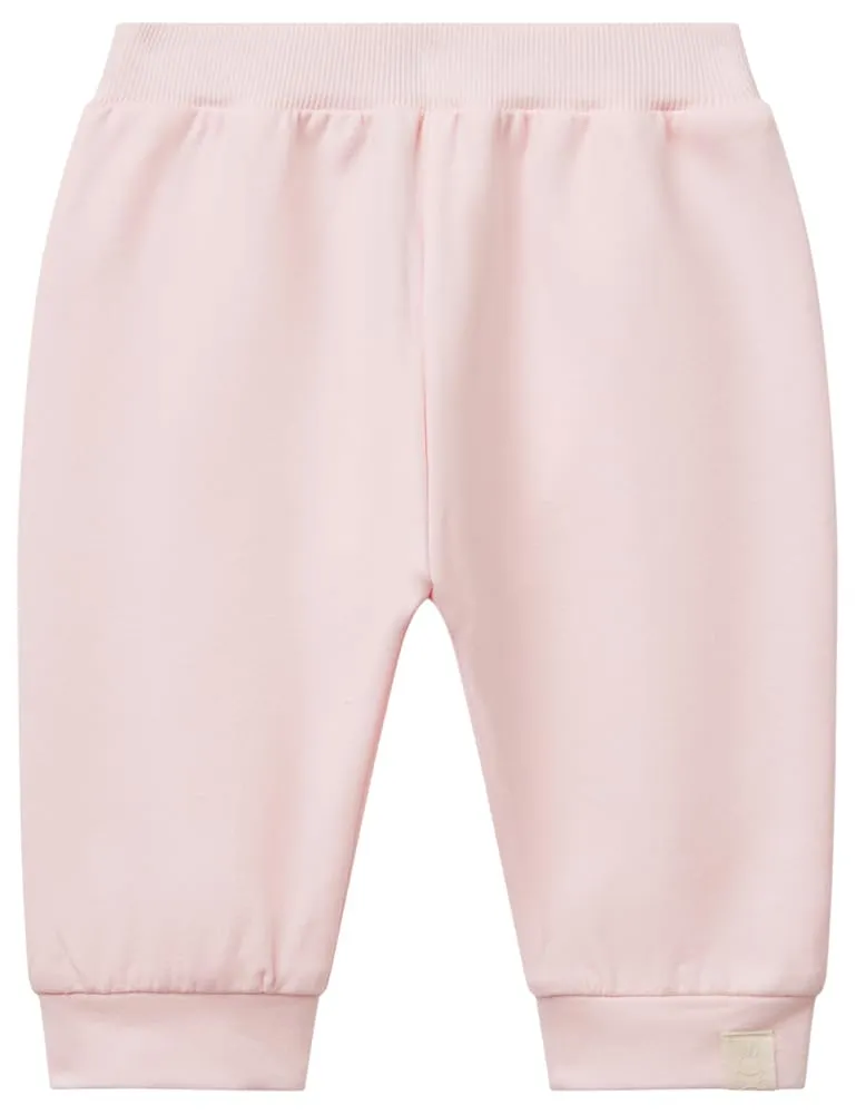 Benetton Pantalone Felpa Unisex Cotone Organico Carbon