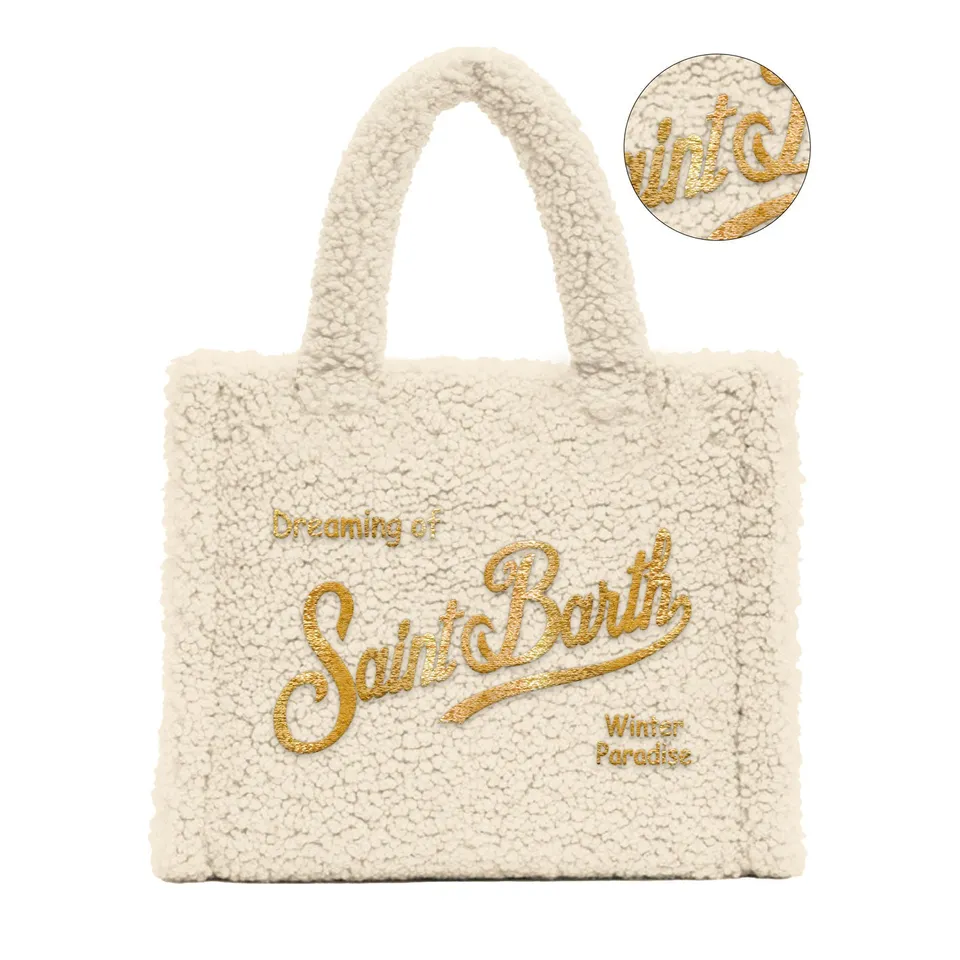MC2 Saint Barth Vanity Mini Teddy 00172M borsa panna oro