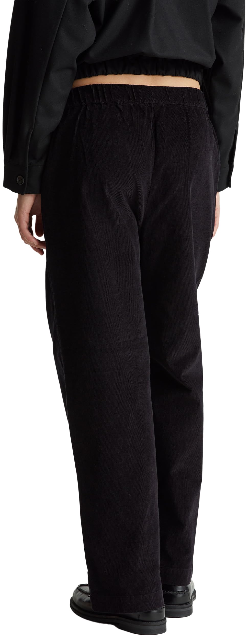 Benetton 494bdf0a7 Pantaloni Donna Neri Velluto