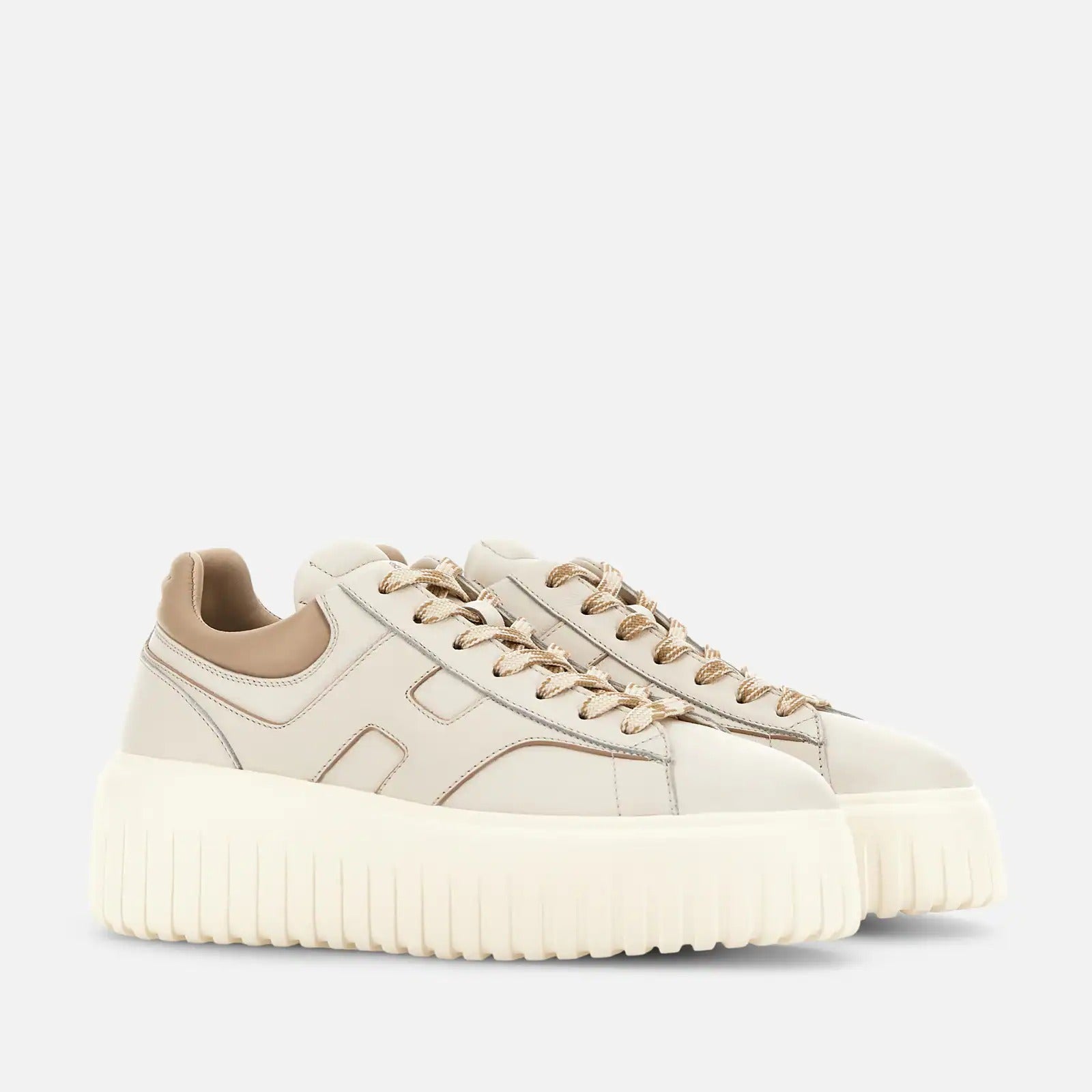 Hogan H-Stripes HXW6450FE93UY sneakers avorio pelle