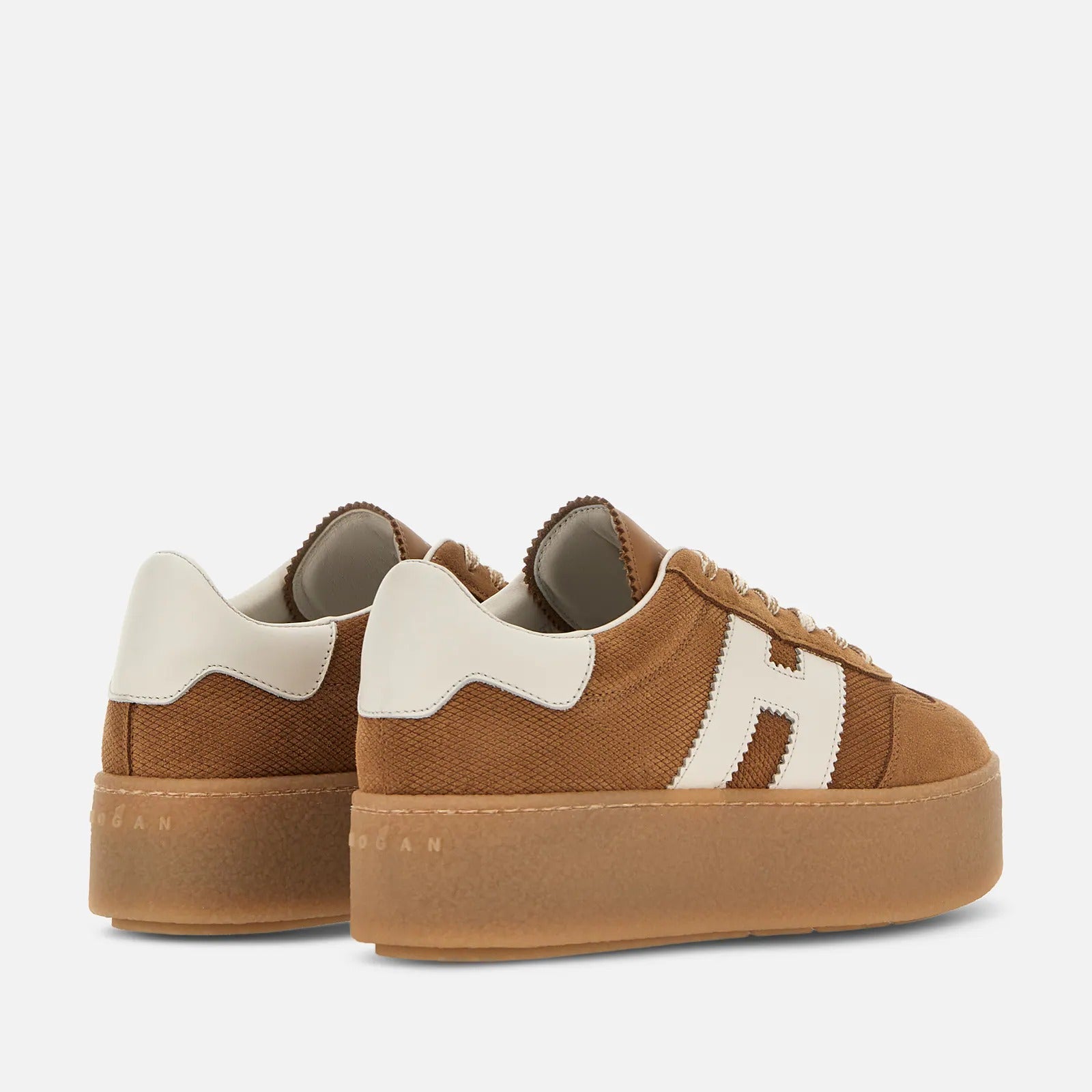 HOGAN Cool HXW6980FB60UX Sneaker Donna Marrone Scamosciata