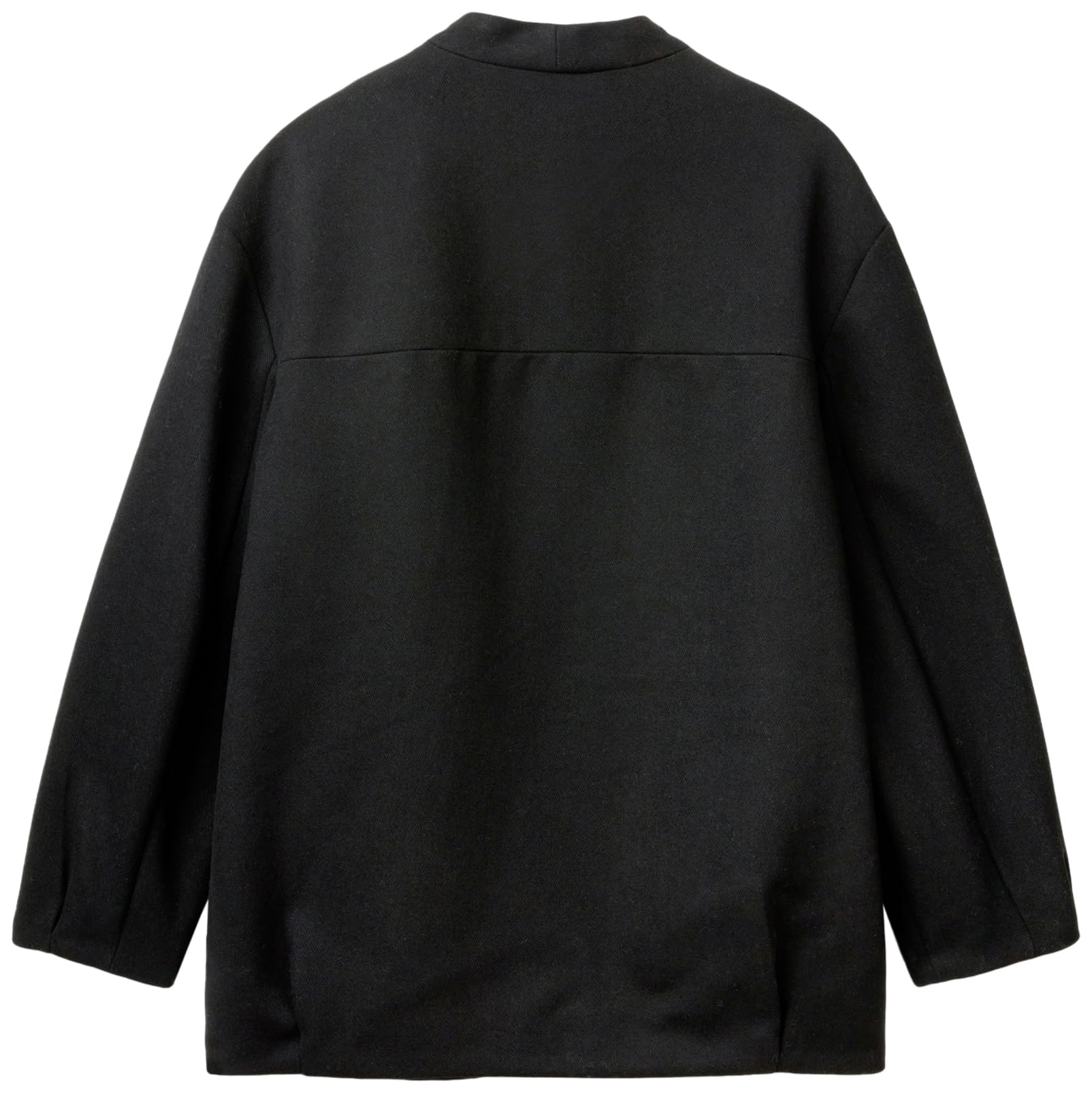 Benetton Giacca bomber panno lana donna taglia L
