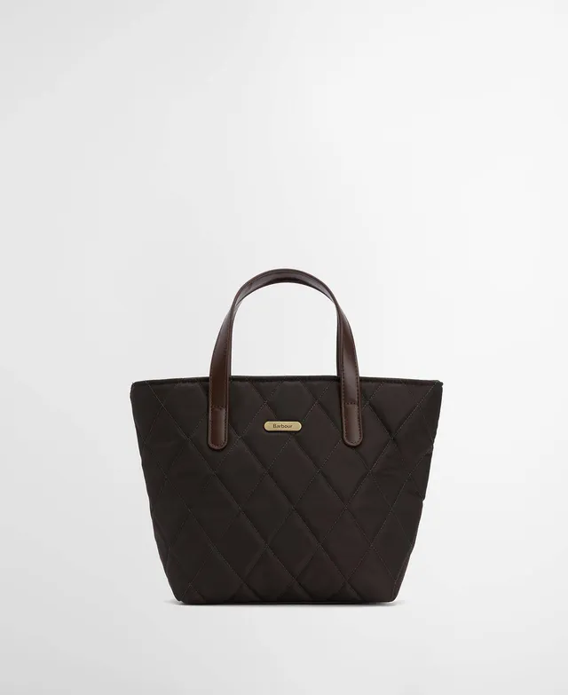 Barbour Mini Quilted Tote LBA0431 borsa olive nylon