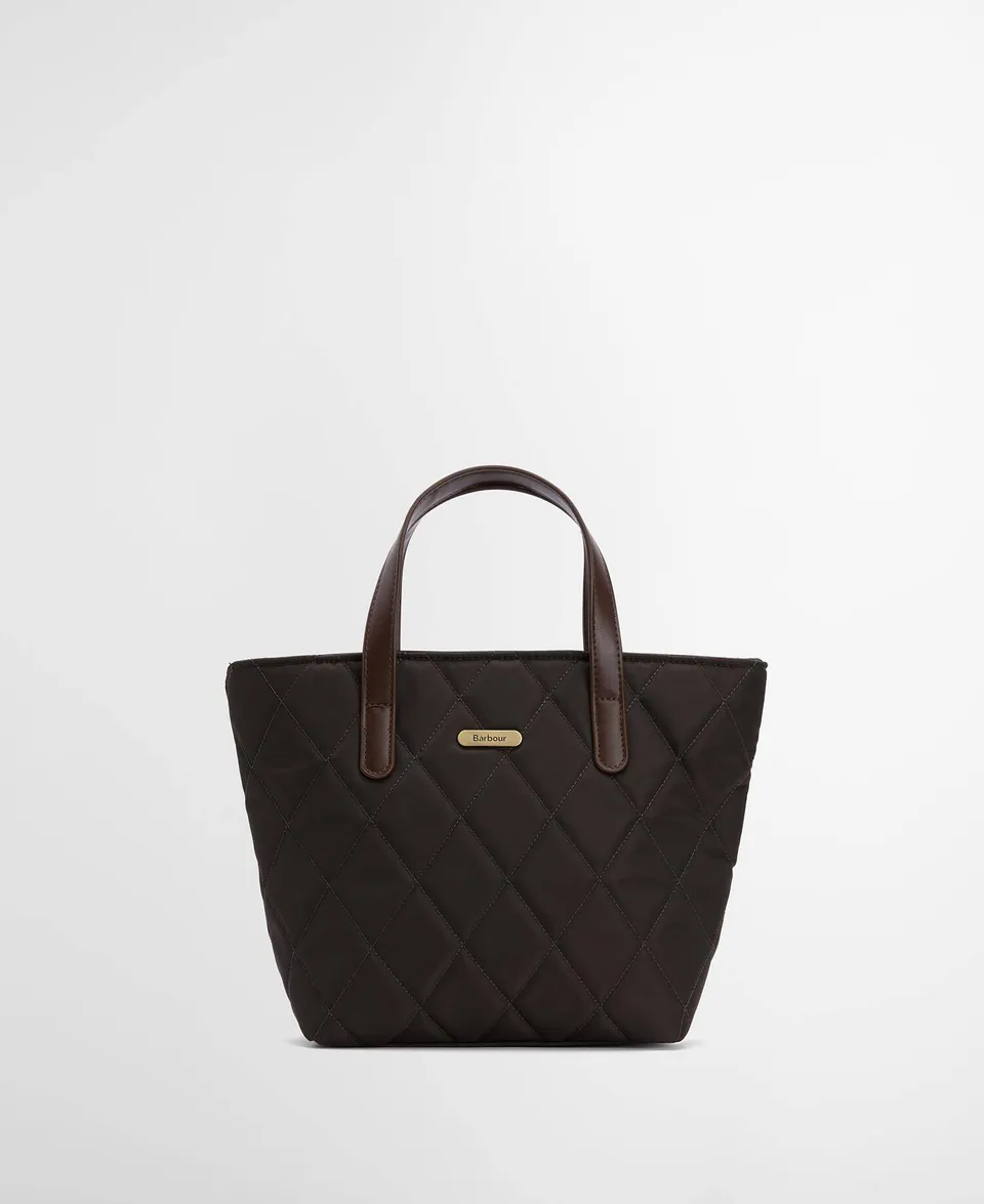 Barbour Mini Quilted Tote LBA0431 borsa olive nylon