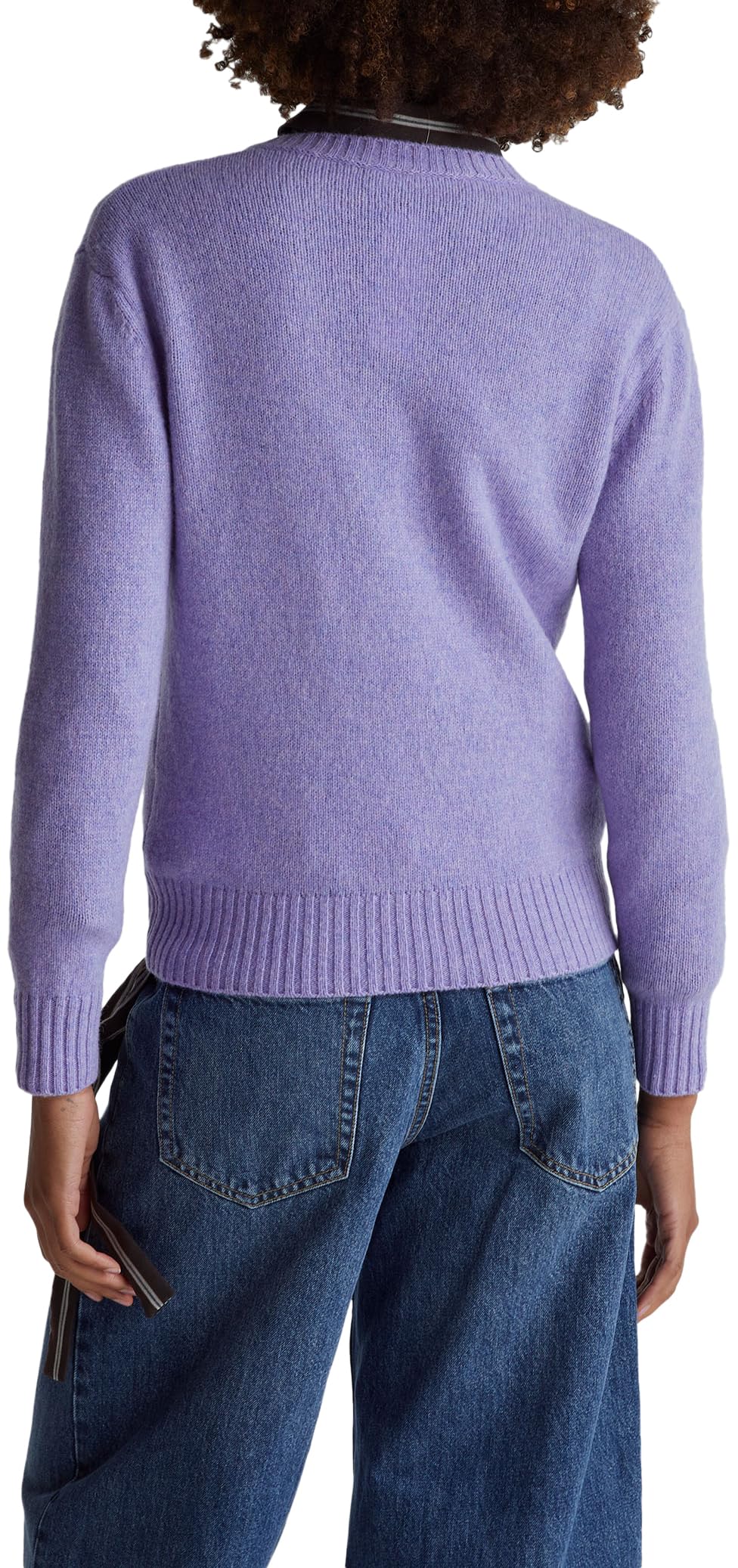 Benetton maglia donna girocollo regular manica lunga