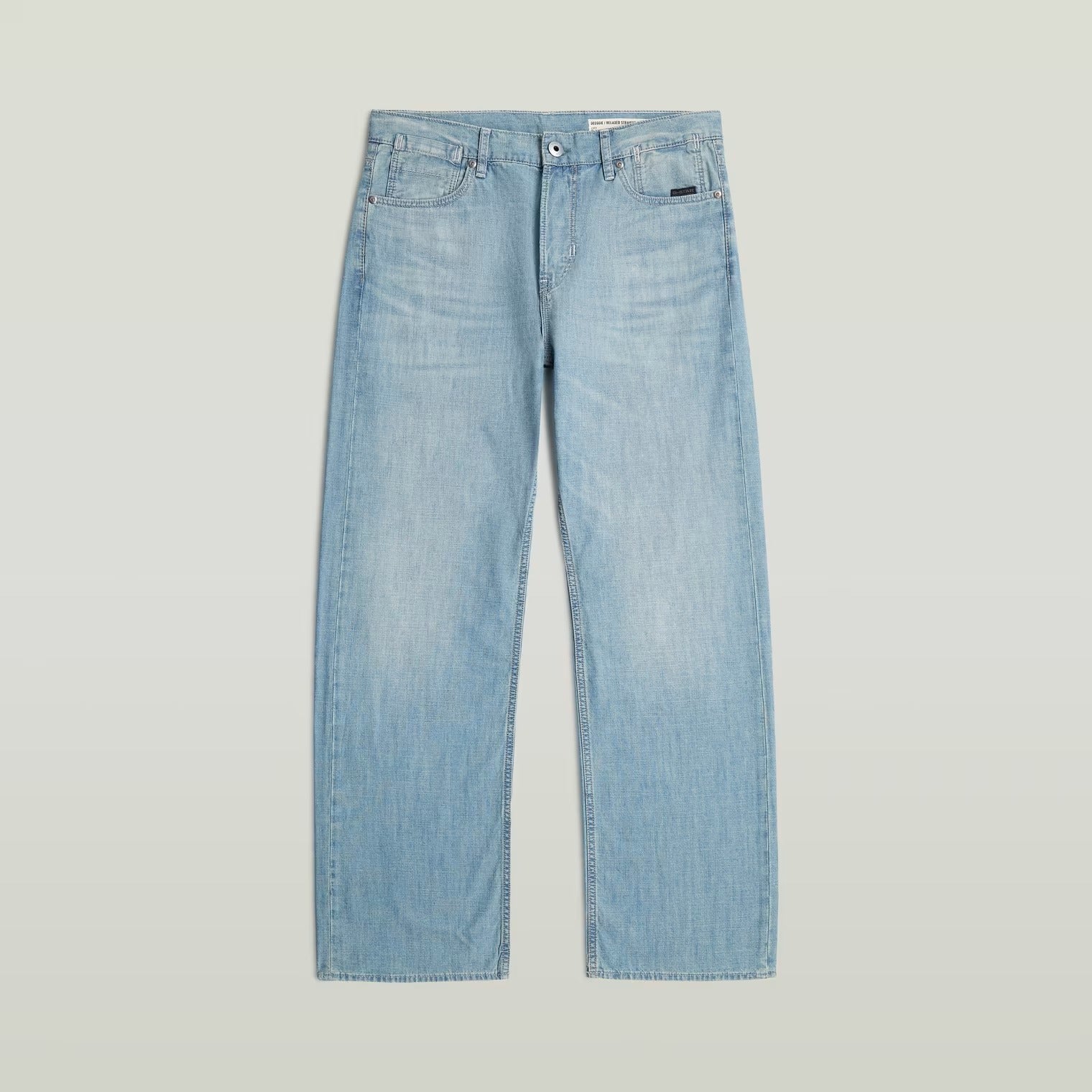 G-Star Raw Deeggie jeans uomo blu relaxed straight cotone