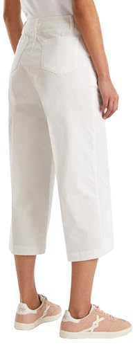 Benetton 41eadf03u Pantaloni Donna Bianco Tg 36 Cotone