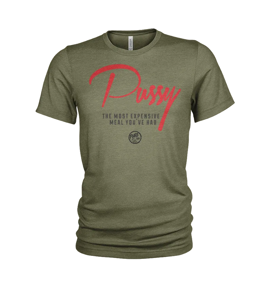 Pure Trash Pussy Most Expensive Meal t-shirt uomo cotone